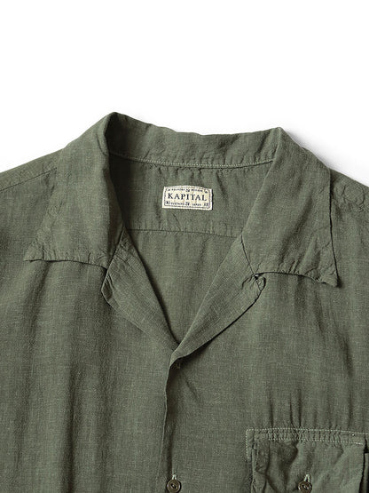 Kapital Soft Linen Hunting Nam Aloha Shirt