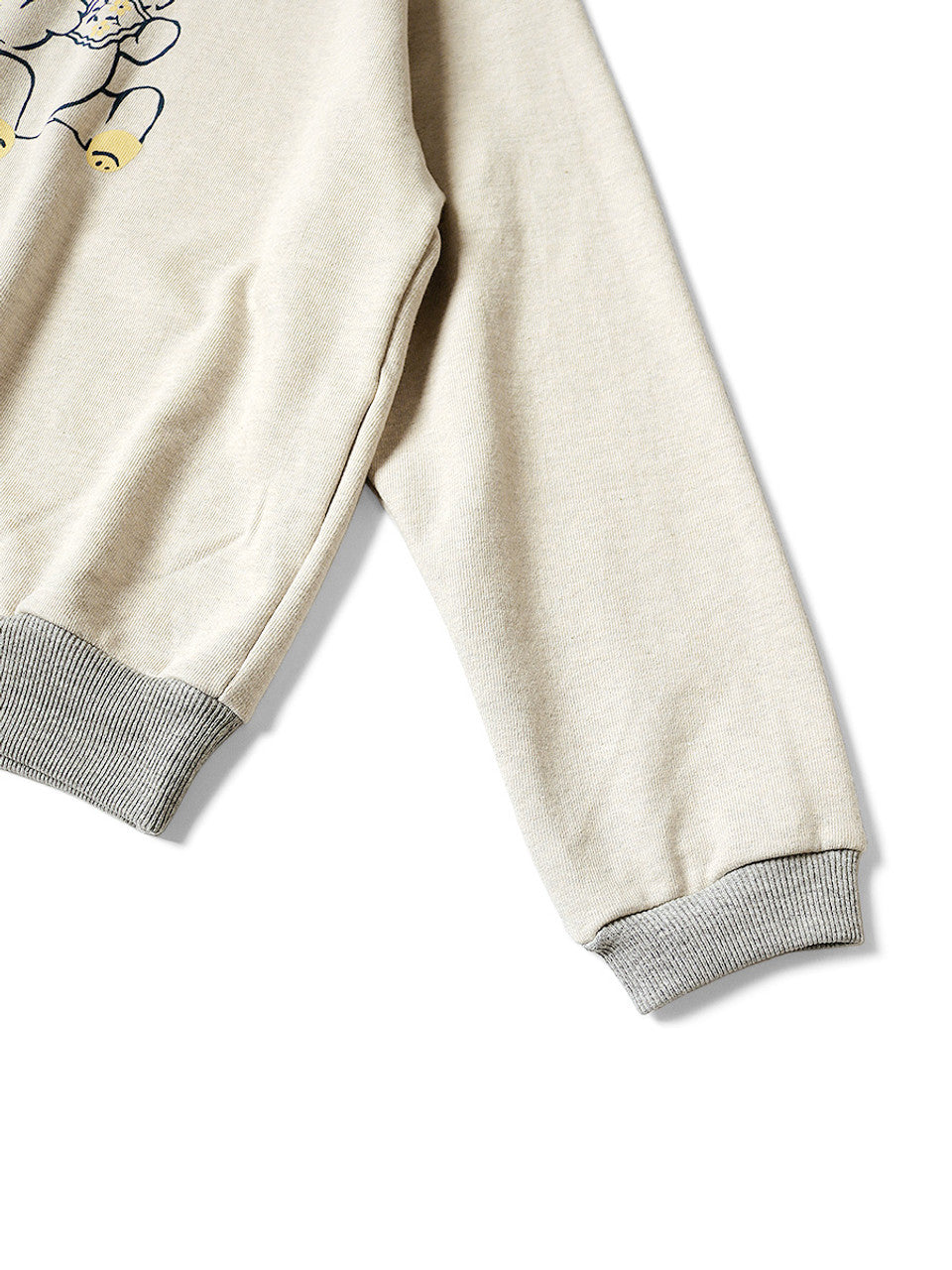 Kapital Top Fleece Crewneck Sweatshirt (Peckish Little Bear Print)
