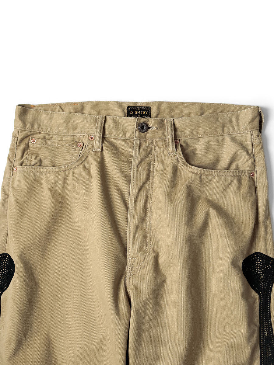 Kapital Chino Mexican Tuxedo 5P Okagilly Pants