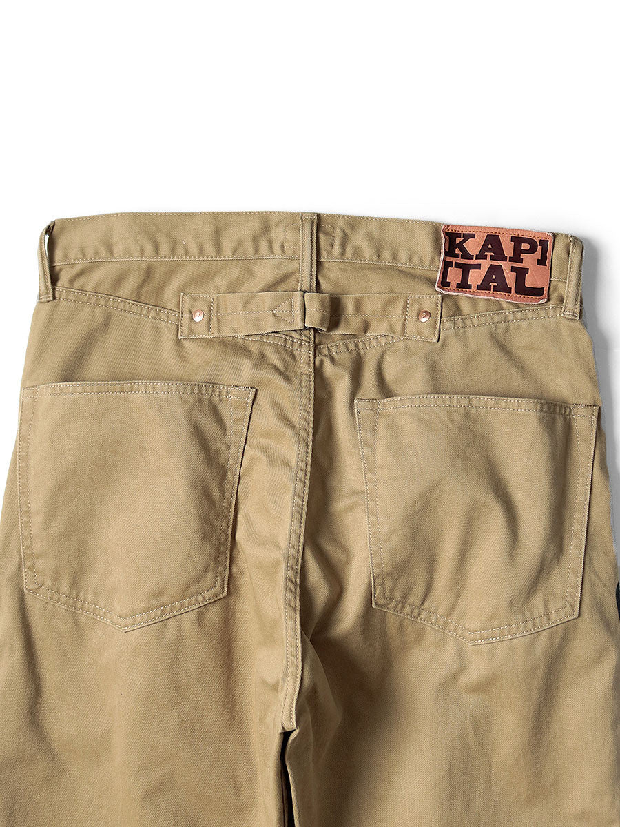 Kapital Chino Mexican Tuxedo 5P Okagilly Pants