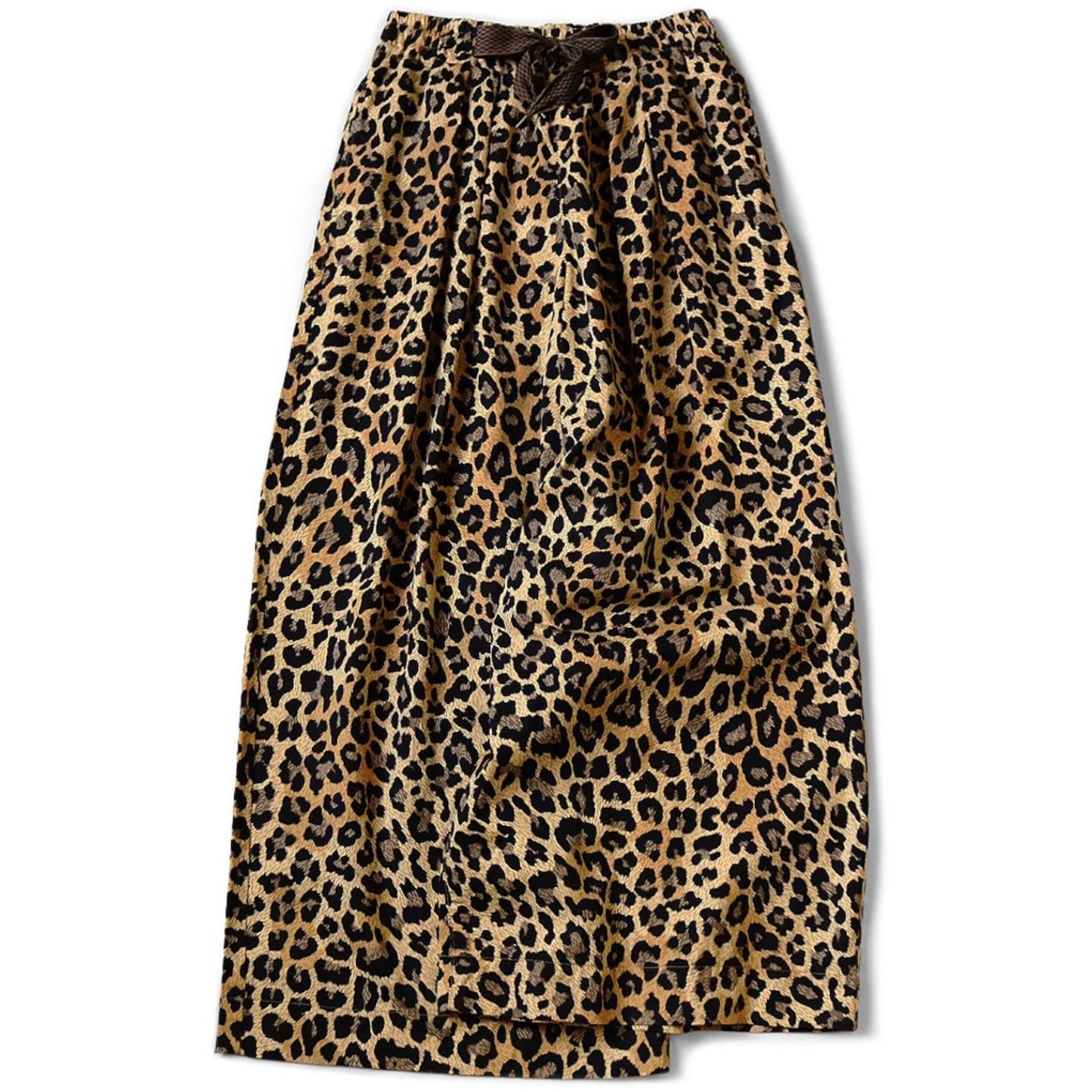 Kapital Combed Burberry Leopard Print Rude Baggy Pants