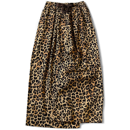 Kapital Combed Burberry Leopard Print Rude Baggy Pants