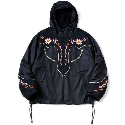 Kapital Poly Taffeta Tennessee Cornflower Parka