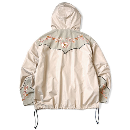 Kapital Poly Taffeta Tennessee Cornflower Parka