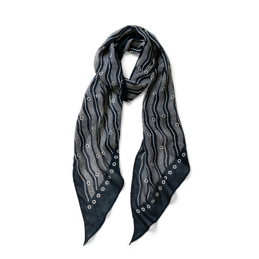 Kapital Rayon Souffle Pattern Stole