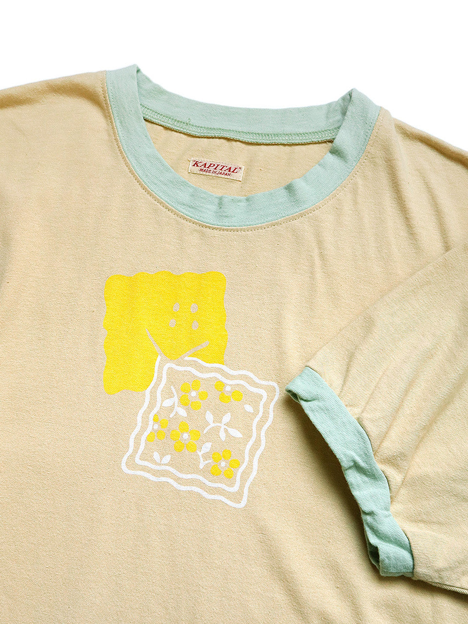 Kapital Tenjiku Ringer T (Peckish Rainbowy)
