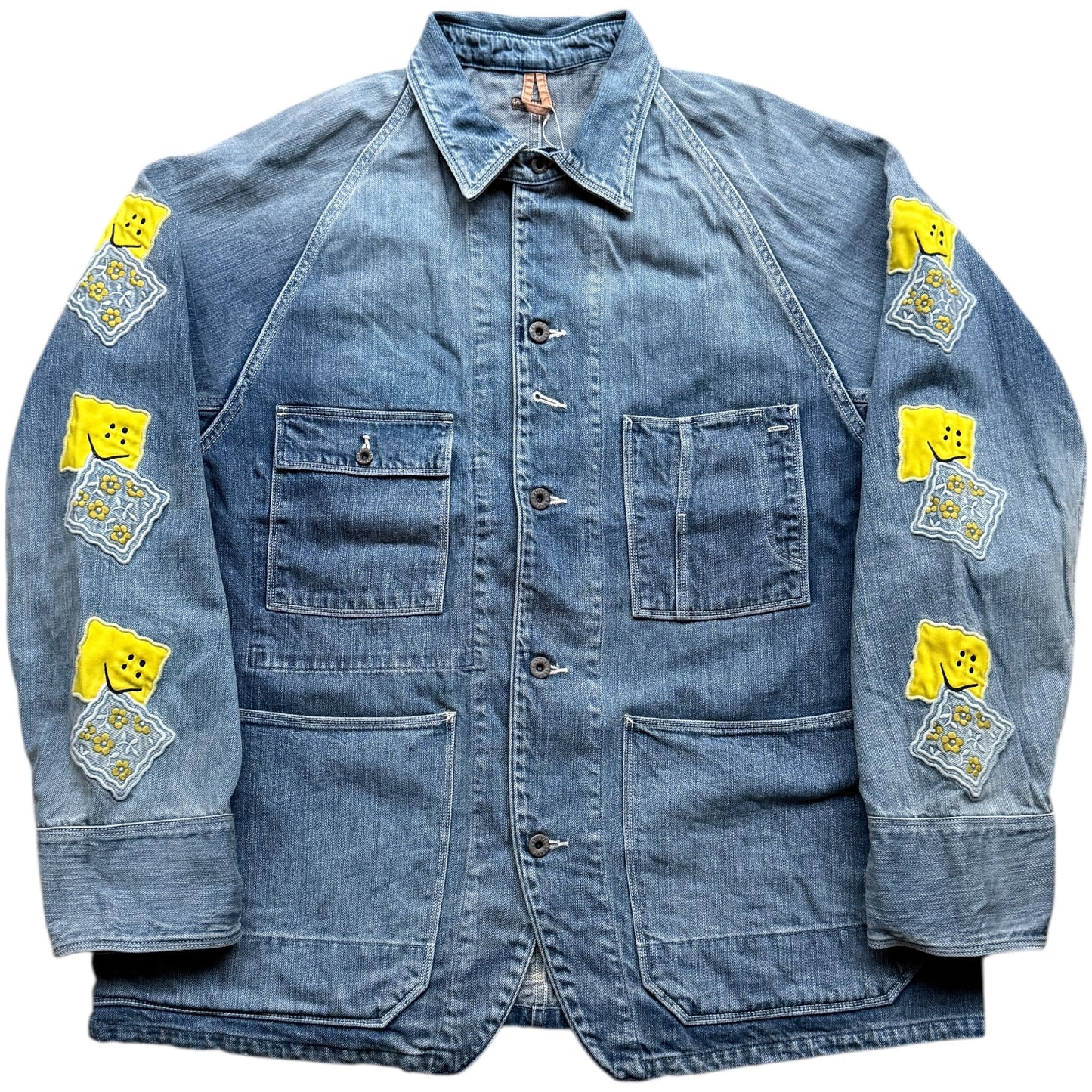 Kapital 12oz Denim Cactus Coverall (Peckish Amigo Sleeve Model)