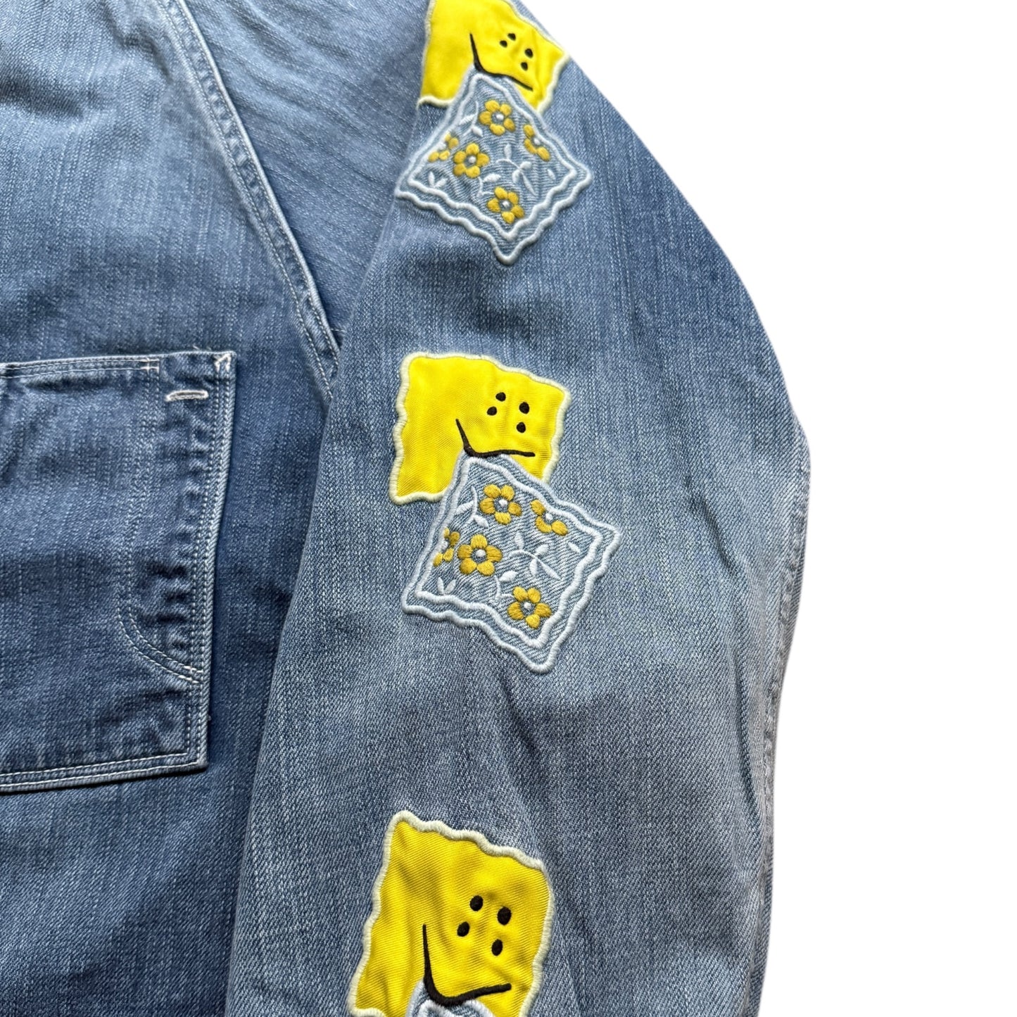 Kapital 12oz Denim Cactus Coverall (Peckish Amigo Sleeve Model)