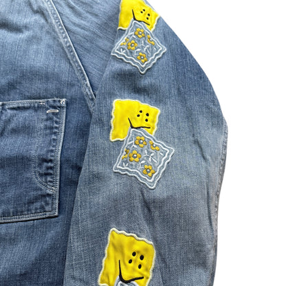 Kapital 12oz Denim Cactus Coverall (Peckish Amigo Sleeve Model)