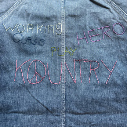 Kapital 12oz Denim Cactus Coverall (Peckish Amigo Sleeve Model)