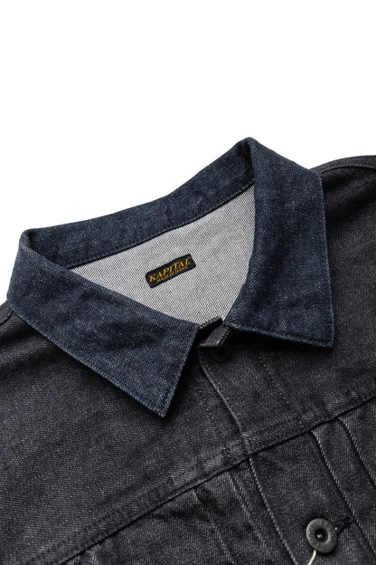 Kapital 14oz Black Denim 1st Jacket