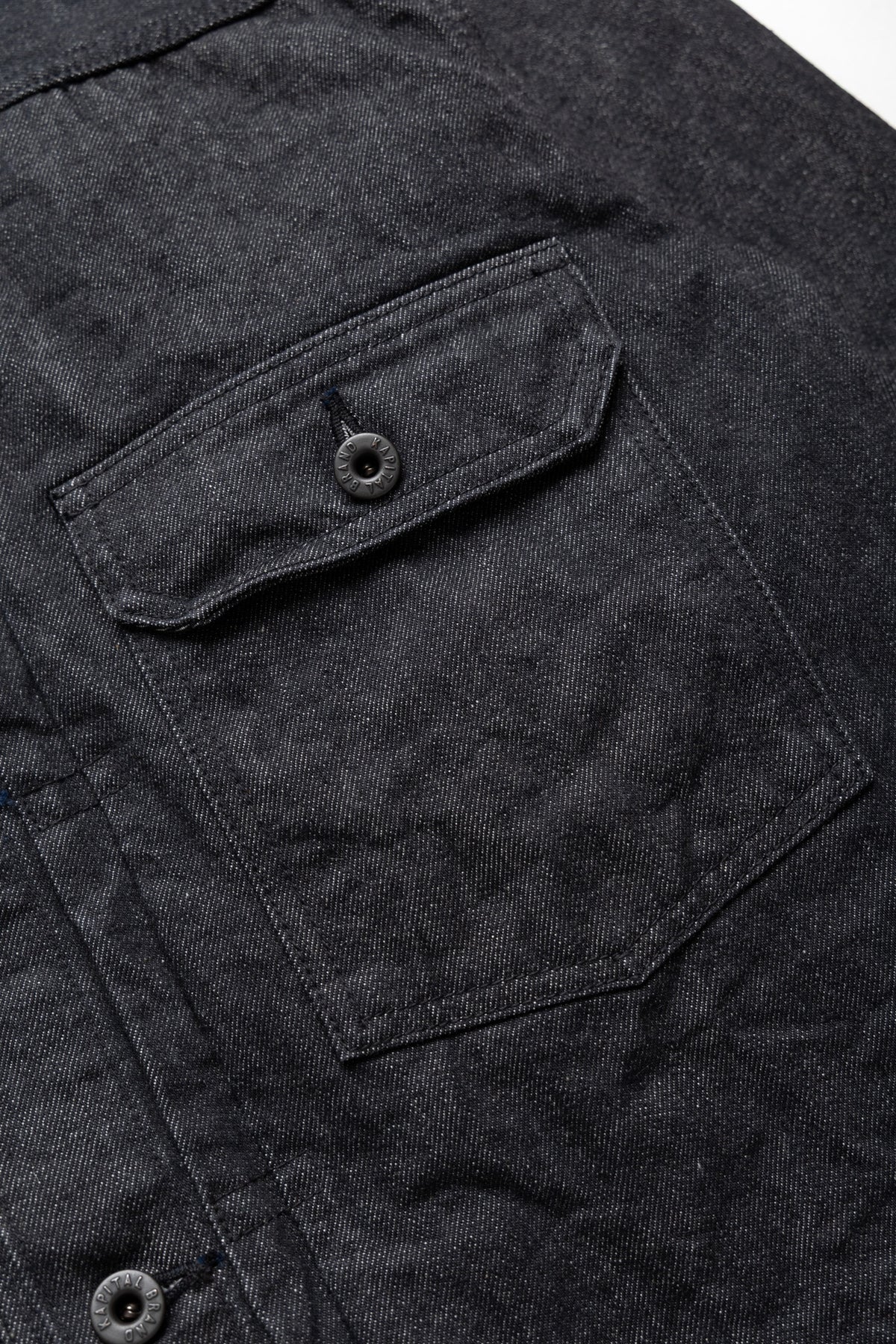 Kapital 14oz Black Denim 1st Jacket