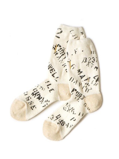 Kapital Army Graffiti Punching Socks