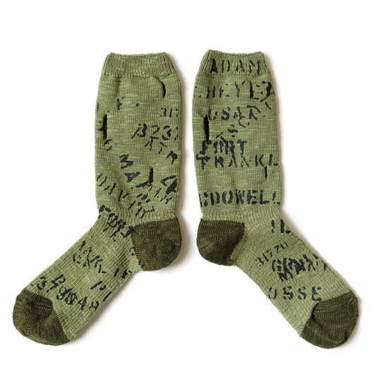 Kapital Army Graffiti Punching Socks