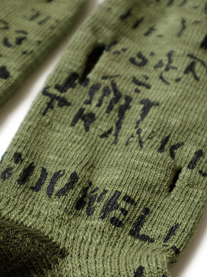 Kapital Army Graffiti Punching Socks