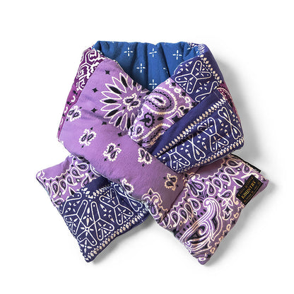 Kapital Flannel Bandana Print Reversible Kesa Scarf