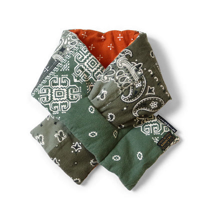 Kapital Flannel Bandana Print Reversible Kesa Scarf