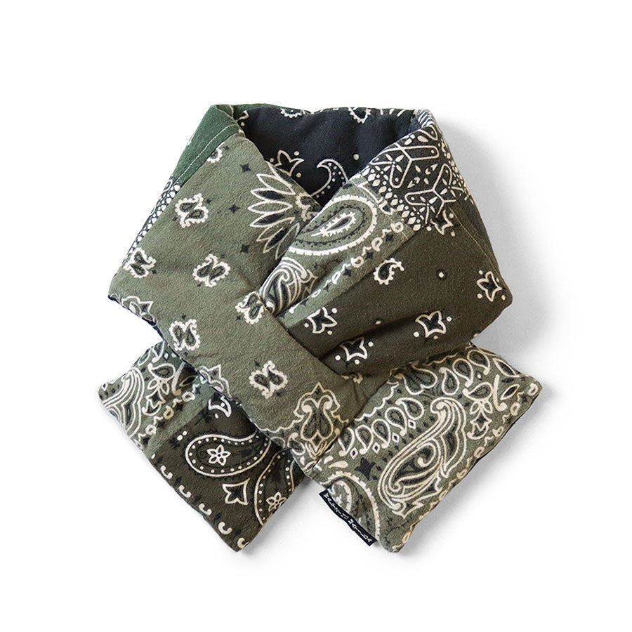 Kapital Flannel Bandana Print Reversible Kesa Scarf