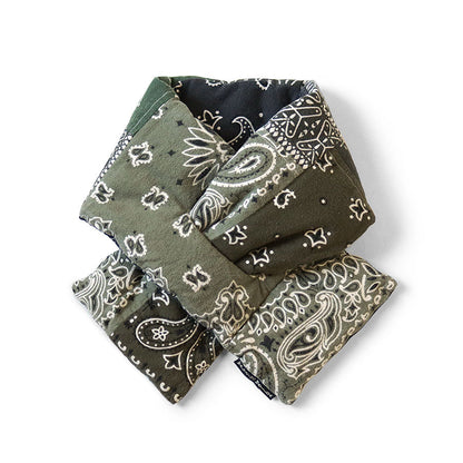 Kapital Flannel Bandana Print Reversible Kesa Scarf
