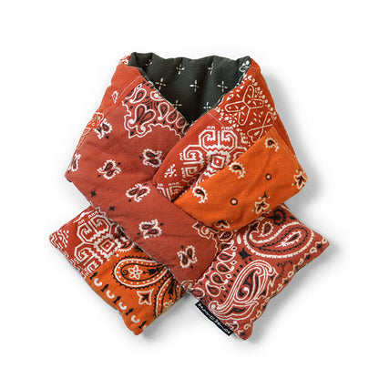 Kapital Flannel Bandana Print Reversible Kesa Scarf