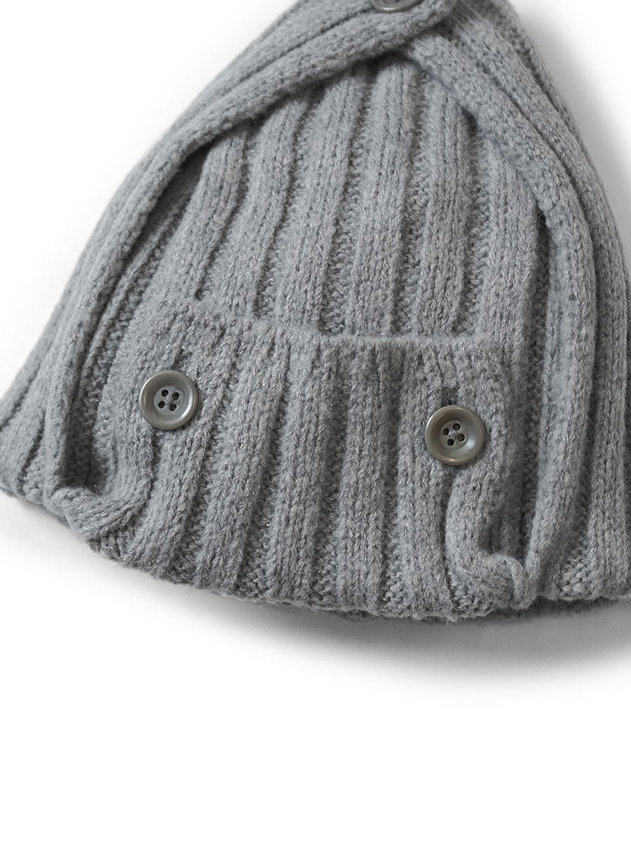 Kapital 5G Wool 3x3 Rib Hunting Knit Cap