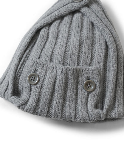 Kapital 5G Wool 3x3 Rib Hunting Knit Cap