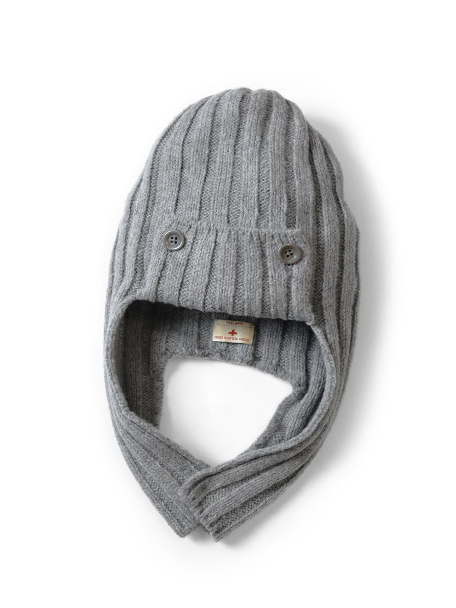 Kapital 5G Wool 3x3 Rib Hunting Knit Cap