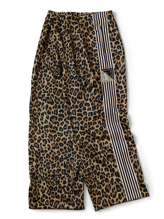 Kapital Smooth Jersey Leopard Print Stuntman Baggy Track Pants