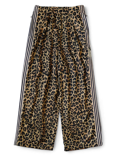 Kapital Smooth Jersey Leopard Print Stuntman Baggy Track Pants