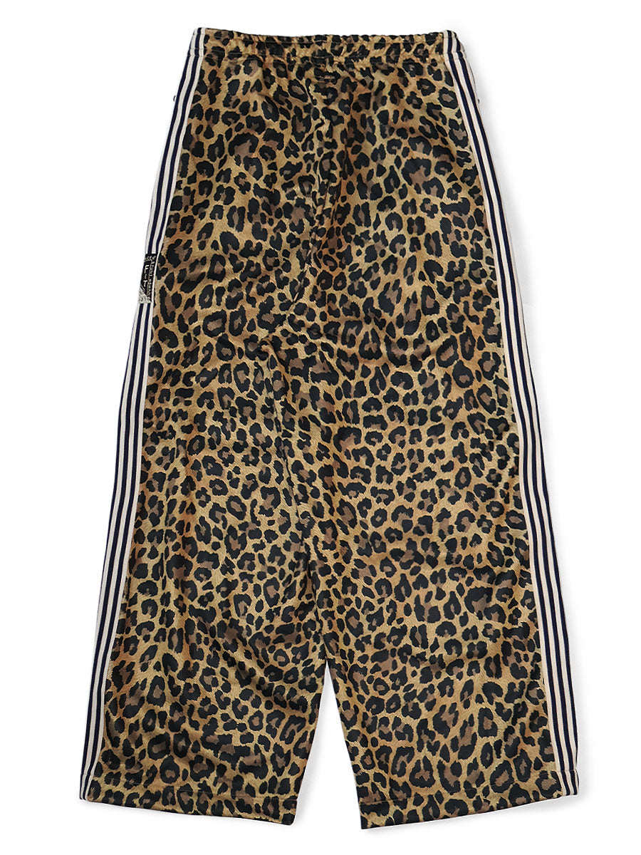 Kapital Smooth Jersey Leopard Print Stuntman Baggy Track Pants