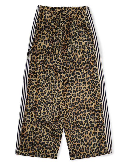 Kapital Smooth Jersey Leopard Print Stuntman Baggy Track Pants