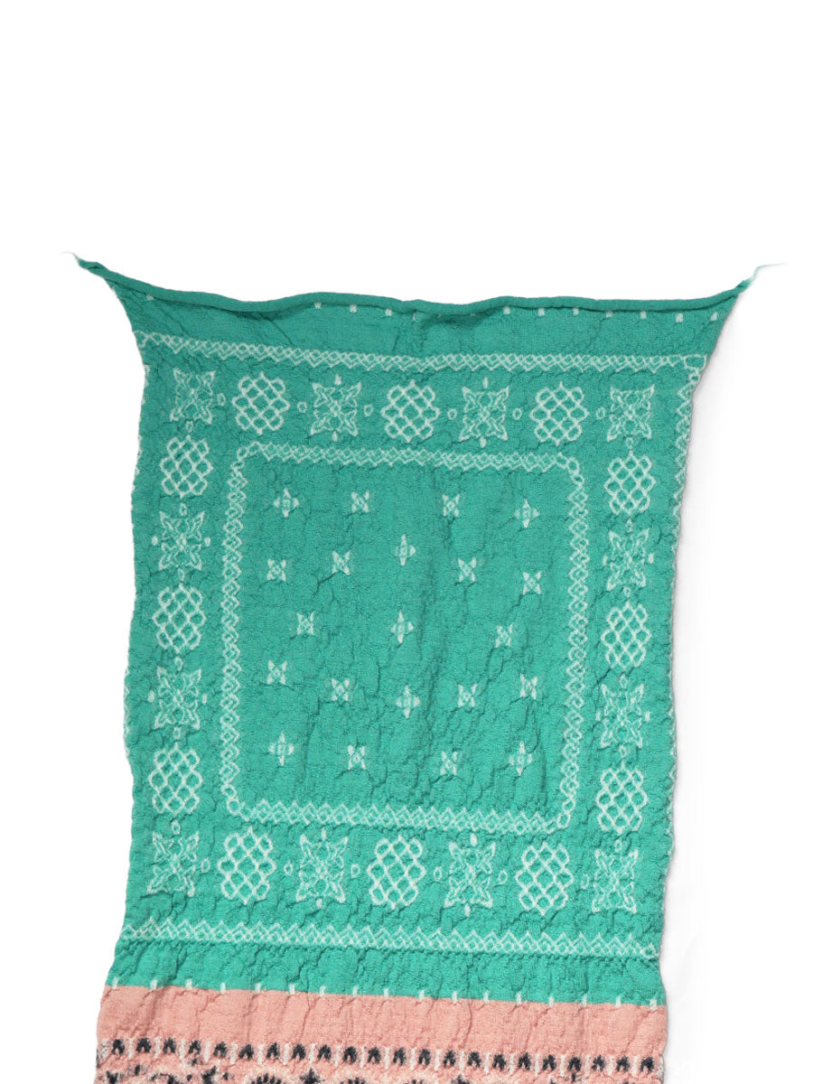 Kapital Felted Wool Pastel Bandana Cross Happy Scarf