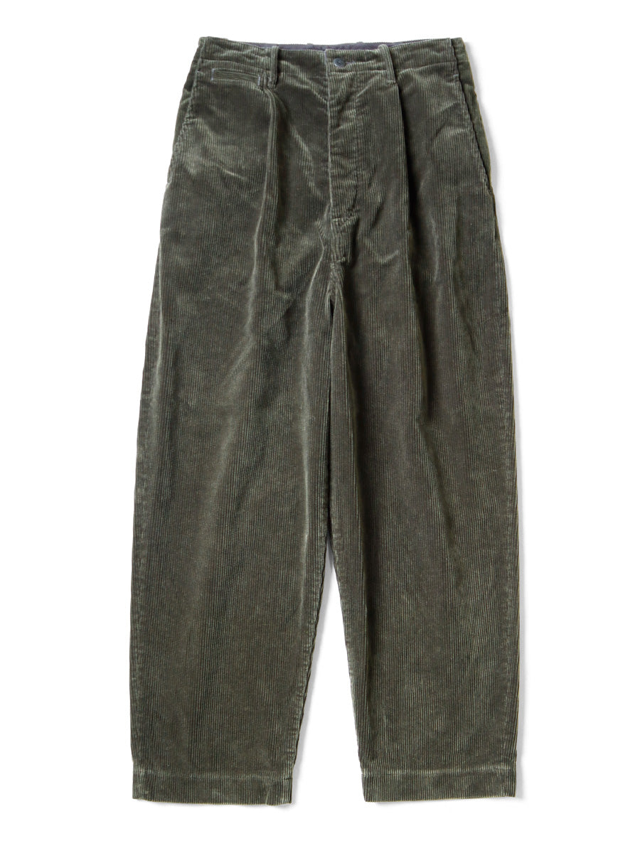 Kapital 7-Wale Corduroy High Waisted Nime Pants