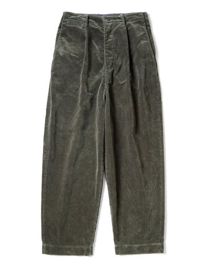 Kapital 7-Wale Corduroy High Waisted Nime Pants