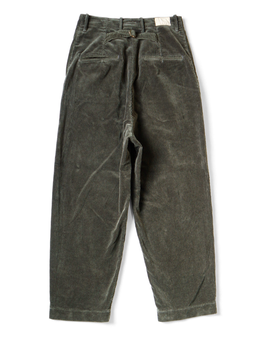 Kapital 7-Wale Corduroy High Waisted Nime Pants