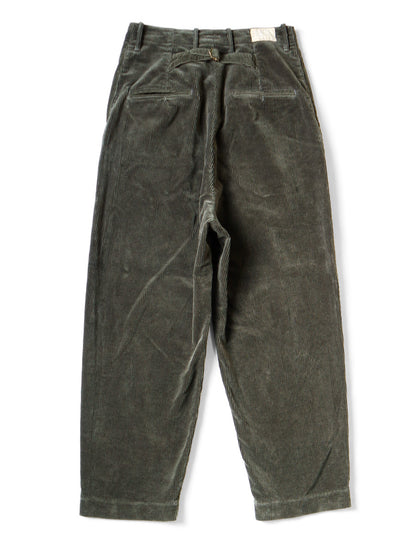 Kapital 7-Wale Corduroy High Waisted Nime Pants