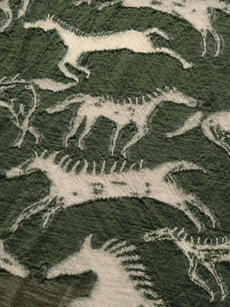 Kapital Felted Wool Indian Painting Scarf