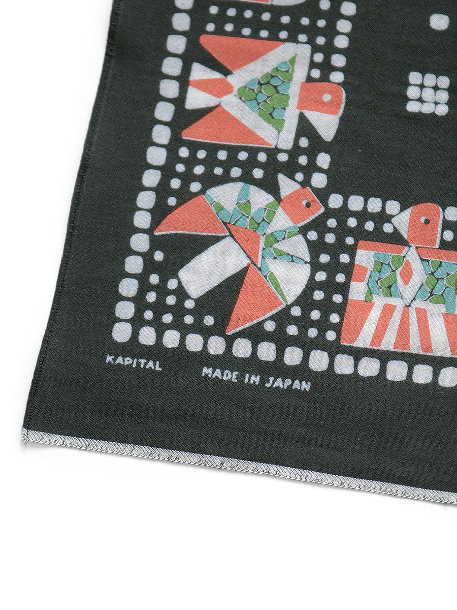 Kapital Fastcolor Selvedge Bandana (Thunderbird)