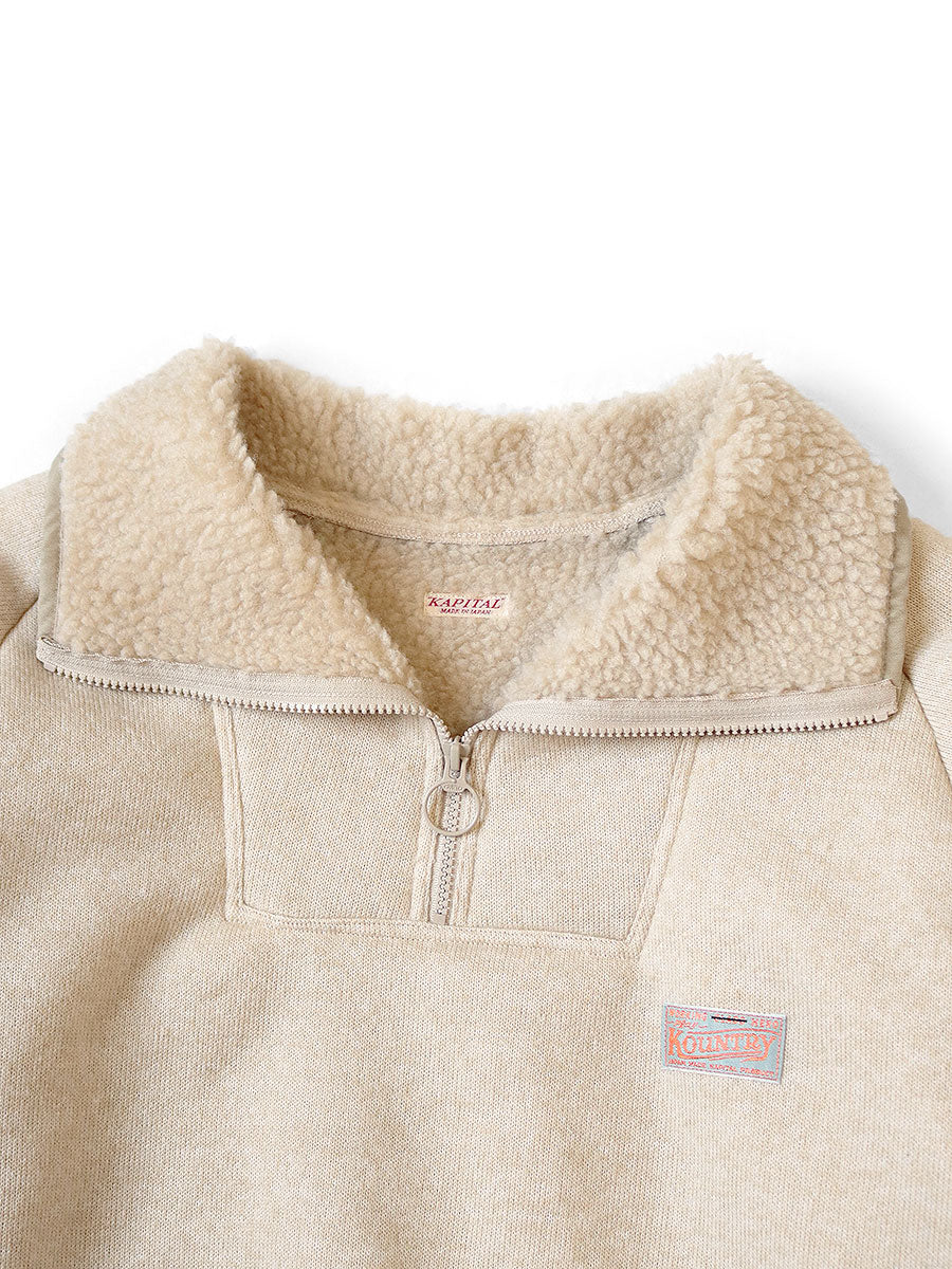 Kapital Boa Fleece Zip Alpine Pullover