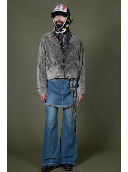 Kapital Velveteen Hunter Drizzler Jacket (Dirty Dyed)