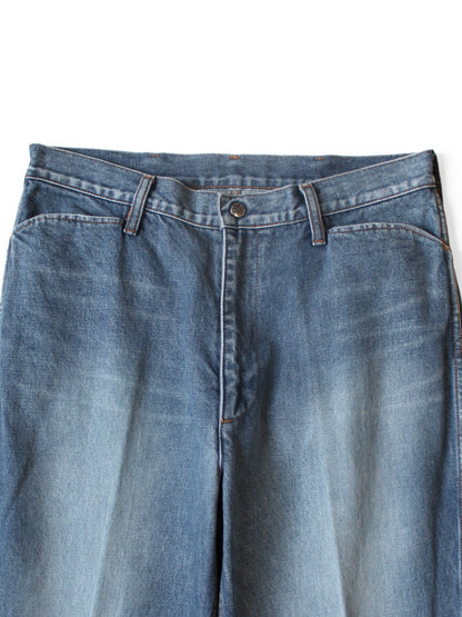 Kapital 14oz Denim 5P Frisko (Center Pleats)
