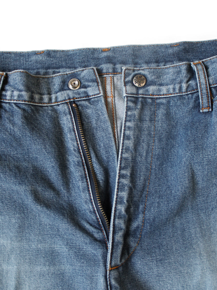 Kapital 14oz Denim 5P Frisko (Center Pleats)