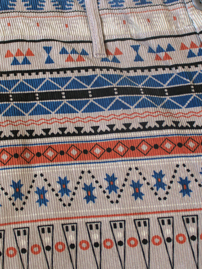 Kapital 14Wale Corduroy Tapered Pants (Town Craft Tribe Pattern)