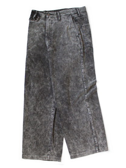 Kapital 14-Wale Corduroy Boogie Day Port Baggy Pants (Dirty Dyed)