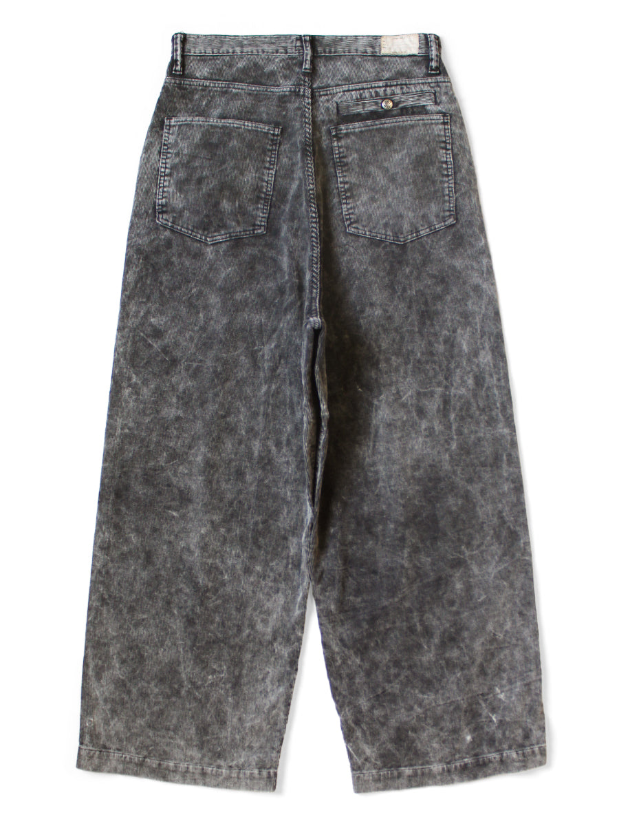 Kapital 14-Wale Corduroy Boogie Day Port Baggy Pants (Dirty Dyed)
