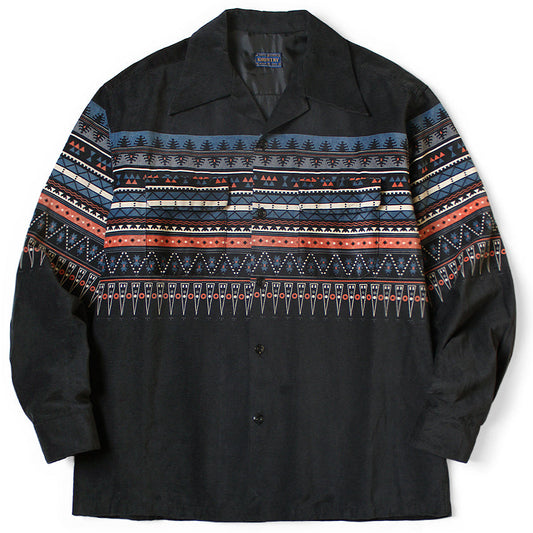 Kapital 18Wale Corduroy Board Shirt (Town Craft Tribe Pattern)