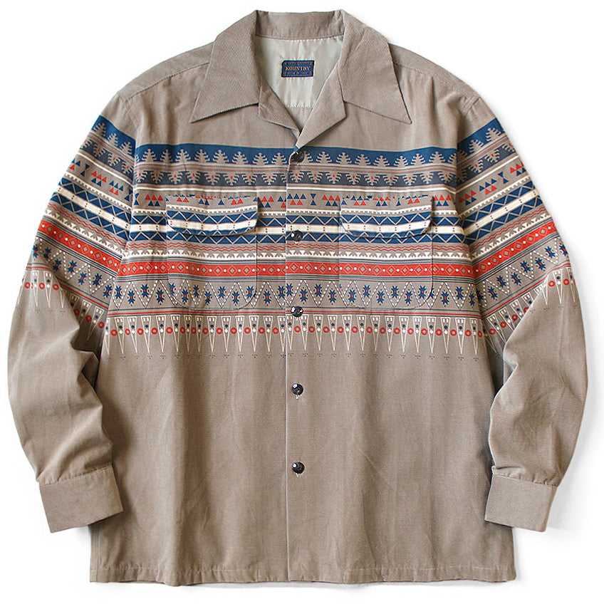 Kapital 18Wale Corduroy Board Shirt (Town Craft Tribe Pattern)