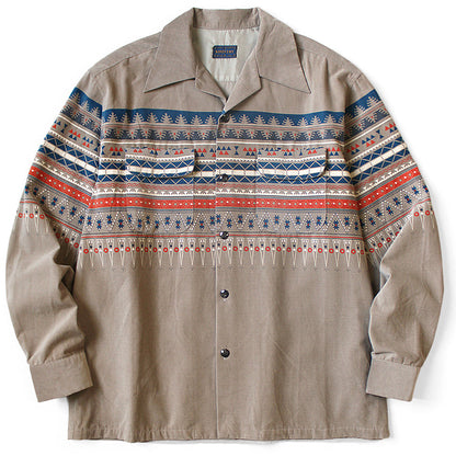 Kapital 18Wale Corduroy Board Shirt (Town Craft Tribe Pattern)