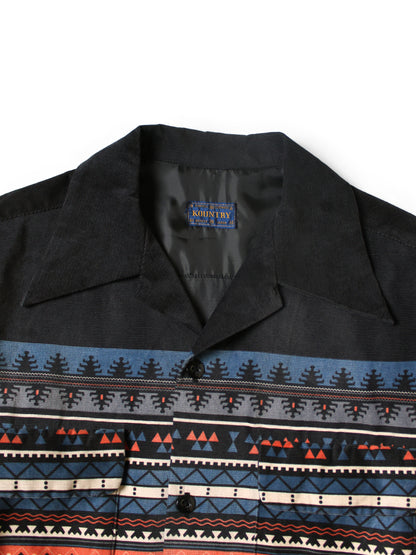Kapital 18Wale Corduroy Board Shirt (Town Craft Tribe Pattern)