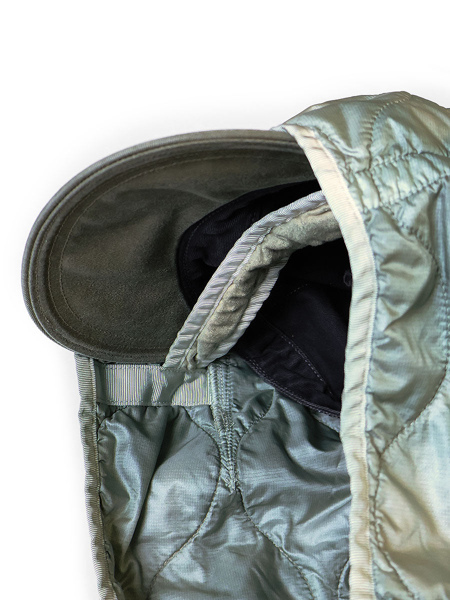 Kapital Quilted Nylon Unevenly Dyed Kesa Balaclava